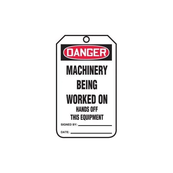 Accuform RP-Plastic, 3-1/4 in Width, 0.075 in Height, , 5 PK MDT177PTM - main